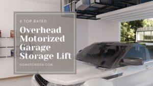Overhead motorized garage storage lift