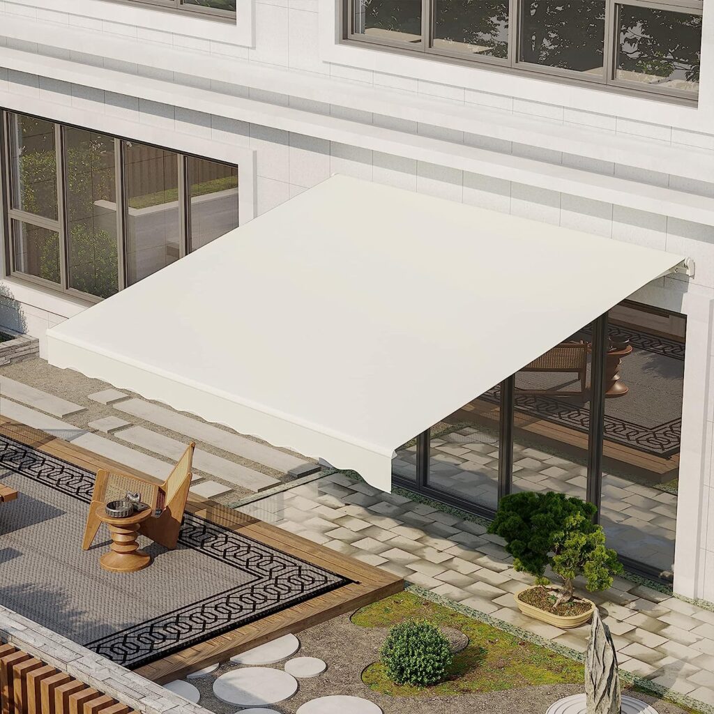Outsunny motorized retractable awning