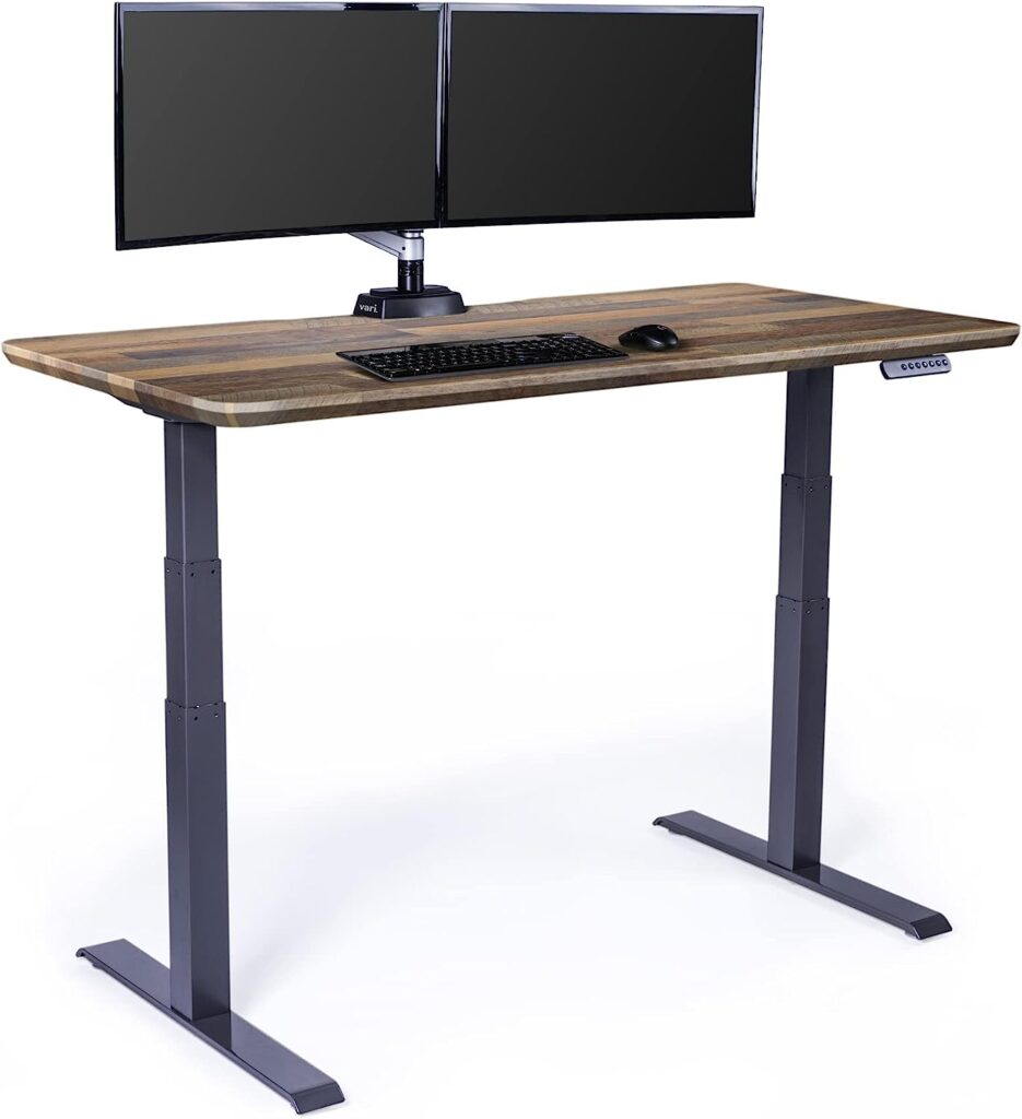 Adjustable standing desk motorized